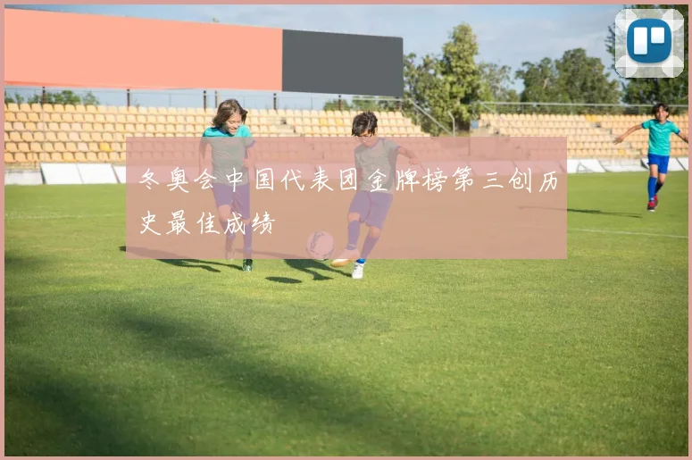 冬奥会中国代表团金牌榜第三创历史最佳成绩